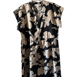 Seven7 Black and Cream Patterned Garment